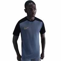 Nike Мъжка Риза Academy Shirt Mens Diffus Blu/Gold Мъжки тениски и фланелки