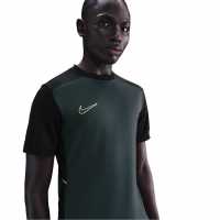 Nike Мъжка Риза Academy Shirt Mens Черно/Лайм 
