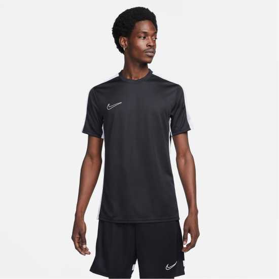 Nike Мъжка Риза Academy Shirt Mens Nike Мъжка Риза Academy Shirt Mens Black/White