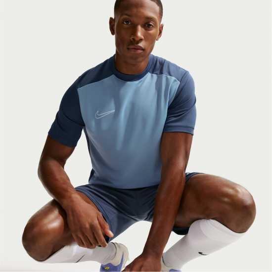Nike Мъжка Риза Academy Shirt Mens Nike Мъжка Риза Academy Shirt Mens Psychic Blue