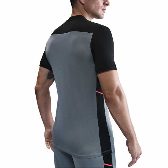 Nike Мъжка Риза Academy Shirt Mens Grey/Black Мъжки тениски и фланелки