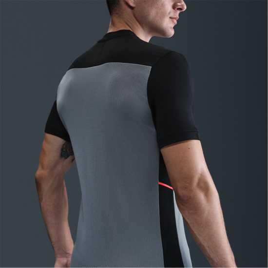 Nike Мъжка Риза Academy Shirt Mens Grey/Black Мъжки тениски и фланелки