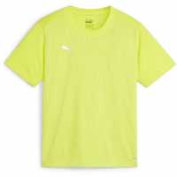 Puma Teamfinal Training Short-Sleeve Performance T-Shirt Електрически Лим 