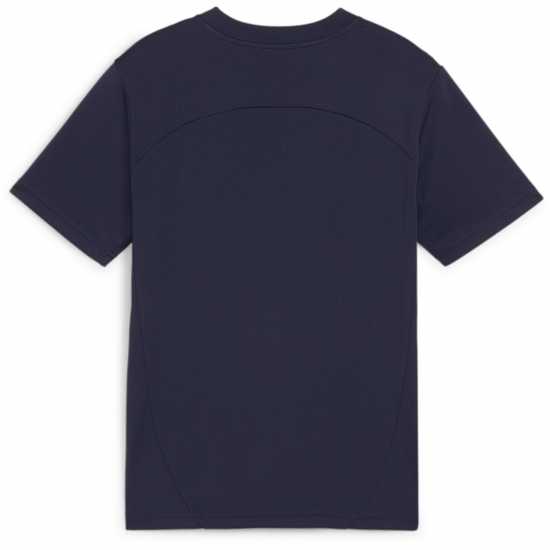 Puma Kids' Teamfinal Training Short-Sleeve Performance T-Shirt Пума Нави 