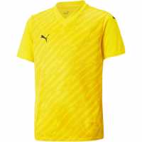 Puma Teamultimate Jersey Jr T-Shirt Boys Cyber Yellow Детски тениски и фланелки