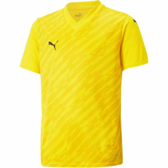 Puma Teamultimate Short-Sleeve Performance T-Shirt Цибер Жълто Puma Teamultimate Short-Sleeve Performance T-Shirt Цибер Жълто