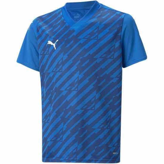 Puma Kids' Teamultimate Short-Sleeve Performance T-Shirt Електрическо синьо 