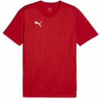 Puma Teamfinal Training Short-Sleeve Performance T-Shirt Пума Червено 