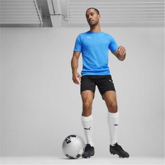 Puma Men's Teamfinal Training Short-Sleeve Performance T-Shirt Запали Синьо Puma Men's Teamfinal Training Short-Sleeve Performance T-Shirt Запали Синьо