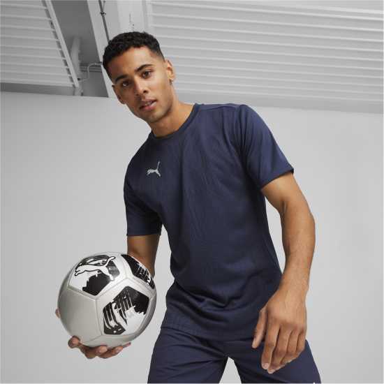 Puma Teamfinal Training Short-Sleeve Performance T-Shirt Пума Нави 