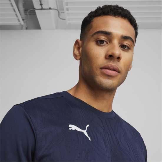 Puma Teamfinal Training Short-Sleeve Performance T-Shirt Пума Нави 