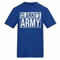 Awd Adults Printed Scotland World Cup Tee Clarkes Army 