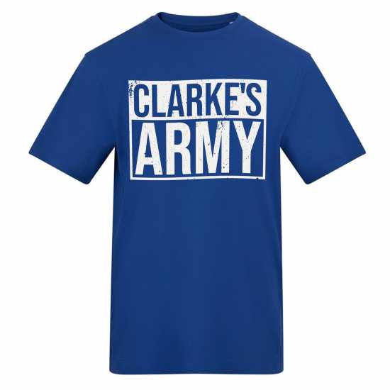 Awd Adults Printed Scotland World Cup Tee Clarkes Army 