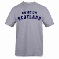 Awd Adults Printed Scotland World Cup Tee Cmon Scot 
