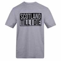 Awd Adults Printed Scotland World Cup Tee Scot Till 