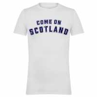 Awd Adults Printed Scotland World Cup Tee Cmon Scot 