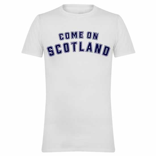 Awd Adults Printed Scotland World Cup Tee Cmon Scot 