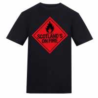Awd Adults Printed Scotland World Cup Tee Scot Fire 