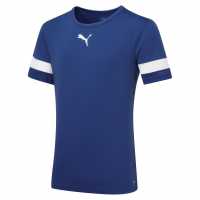 Puma Jersey Blaz Blue-White Мъжки тениски и фланелки