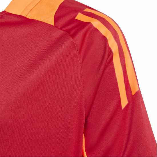 Adidas Unisex Kids' Tiro24 Short Sleeve Performance T-Shirt Power Red 