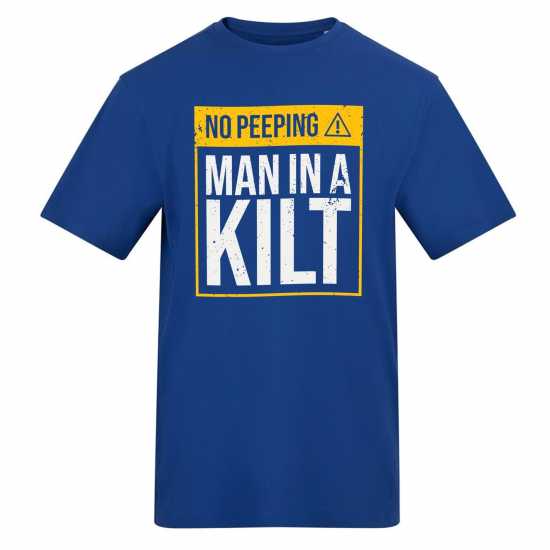 Awd Printed Novelty Scottish Football Fan Tee Peeping 