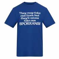 Awd Printed Novelty Scottish Football Fan Tee Sporrans 