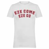 Awd Printed Adult Football Fan Tee Eze Come Eze Go 