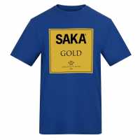 Awd Printed Adult Football Fan Tee Saka Gold 