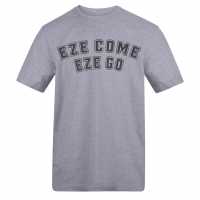 Awd Printed Adult Football Fan Tee Eze Come Eze Go 