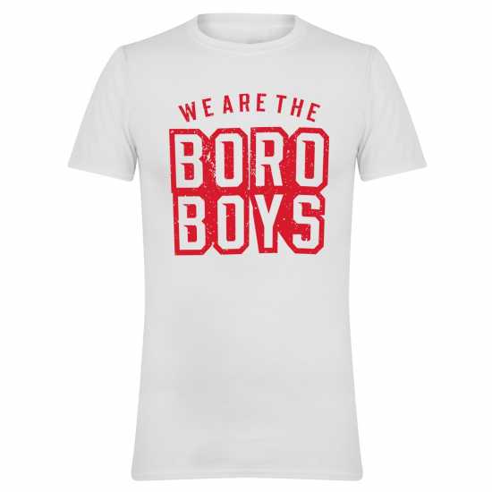 AWD Printed Adults Middlesbrough Fan Tee Boro Boys Awd Printed Adults Middlesbrough Fan Tee Boro Boys