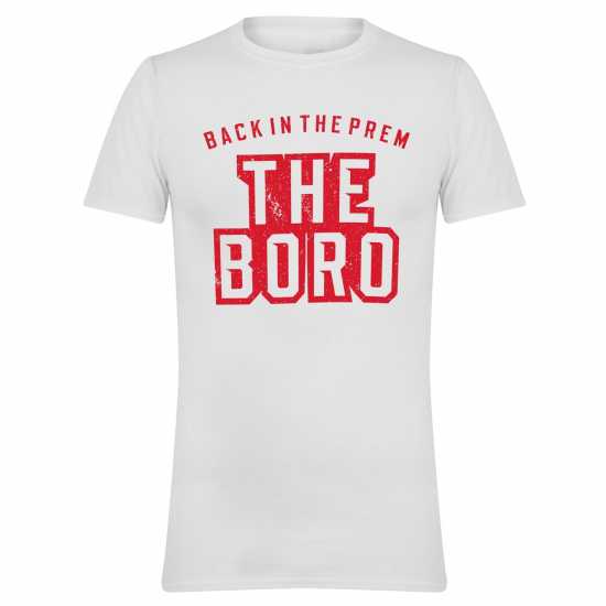 Всекидневно футболно облекло Awd Printed Adults Middlesbrough Fan Tee Boro Back Awd Printed Adults Middlesbrough Fan Tee Boro Back