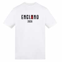 Awd Adults Printed England World Cup Tee England 2026 Awd Adults Printed England World Cup Tee England 2026