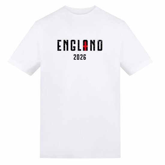 Awd Adults Printed England World Cup Tee England 2026 Awd Adults Printed England World Cup Tee England 2026