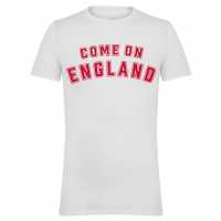 Awd Adults Printed England World Cup Tee Come on England Awd Adults Printed England World Cup Tee Come on England