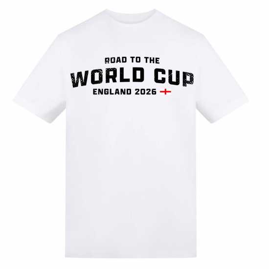 AWD Adults Printed England World Cup Tee Road to the World Cup Awd Adults Printed England World Cup Tee Road to the World Cup