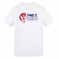 Awd Adults Printed England World Cup Tee Paint it White Awd Adults Printed England World Cup Tee Paint it White