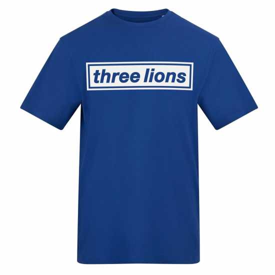 Awd Adults Printed England World Cup Tee Lions Badge Awd Adults Printed England World Cup Tee Lions Badge