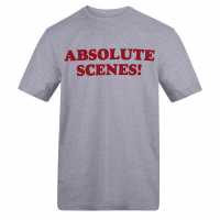 Awd Adults Printed Novelty Football Fan Tee Absolute Scenes
