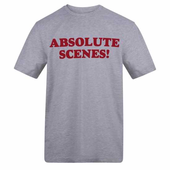 Awd Adults Printed Novelty Football Fan Tee Absolute Scenes 