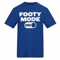 Awd Adults Printed Novelty Football Fan Tee Footy Mode