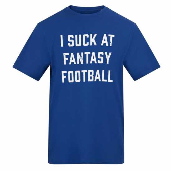 Awd Adults Printed Novelty Football Fan Tee Fantasy Ftball 