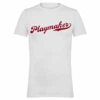 Awd Adults Printed Novelty Football Fan Tee Playmaker
