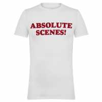Awd Adults Printed Novelty Football Fan Tee Absolute Scenes