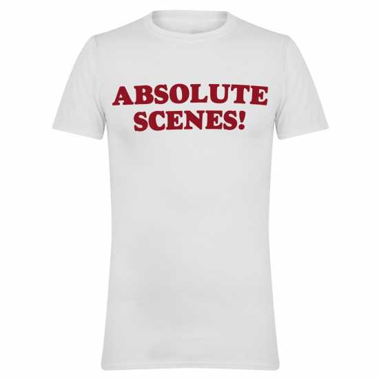 Awd Adults Printed Novelty Football Fan Tee Absolute Scenes 