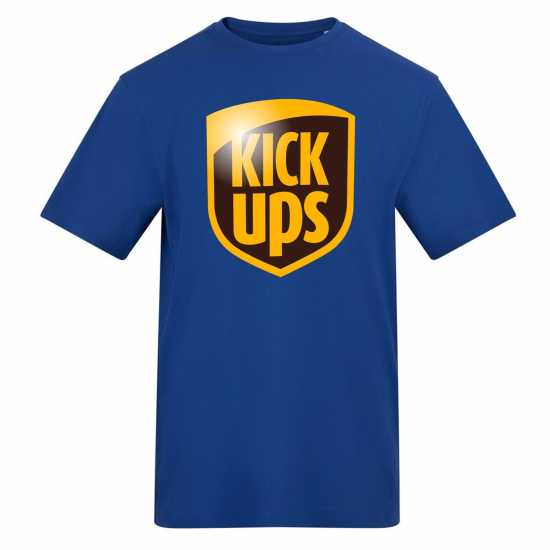 Awd Adults Printed Novelty Football Fan Tee Kick UPS 