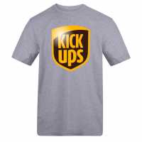 Awd Adults Printed Novelty Football Fan Tee Kick UPS