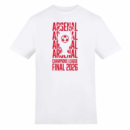 Всекидневно футболно облекло Awd Adults Printed Champions League Finals 2026 Fan Tee Stacked Awd Adults Printed Champions League Finals 2026 Fan Tee Stacked
