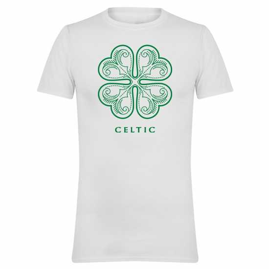 Awd Printed Adults Celtic Fan Tee Clover Awd Printed Adults Celtic Fan Tee Clover