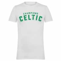 Awd Printed Adults Celtic Fan Tee Champions Awd Printed Adults Celtic Fan Tee Champions