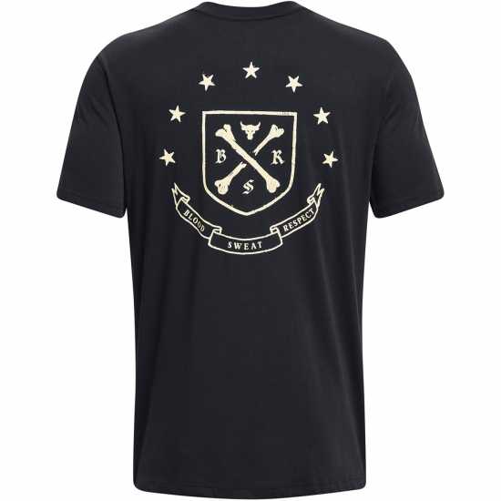 Мъжки тениски и фланелки Under Armour Мъжка Риза Project Rock T-Shirt Mens Black Under Armour Мъжка Риза Project Rock T-Shirt Mens Black Мъжки тениски и фланелки